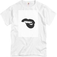 lip bite tee