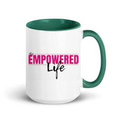 15oz Ceramic Mug with Color Inside