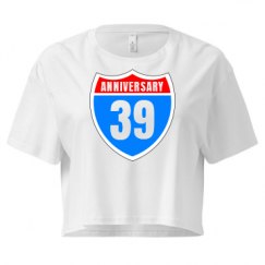 Ladies Festival Cali Crop Top Tee