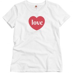 Love Heart Valentine Tees