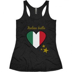 Ladies Slim Fit Super Soft Racerback Triblend Tank