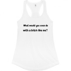 Ladies Slim Fit Racerback Tank Top