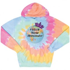 Unisex Tie-Dye Fleece Hoodie
