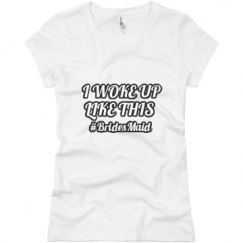 Ladies Slim Fit Basic Promo Jersey Tee