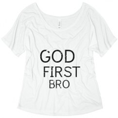 Ladies Flowy Slouchy Tee