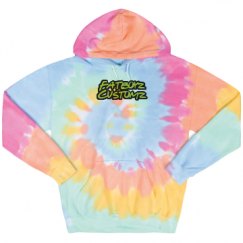 Unisex Tie-Dye Fleece Hoodie