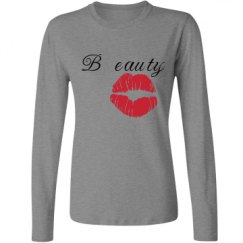 Ladies Relaxed Fit Basic Long Sleeve Tee