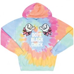 Unisex Tie-Dye Fleece Hoodie