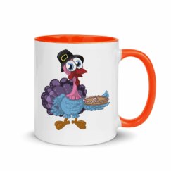 11oz Ceramic Mug with Color Inside