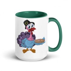 15oz Ceramic Mug with Color Inside