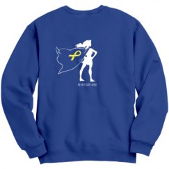 Unisex Film and Foil Crewneck Sweatshirt