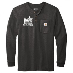 Unisex Carhartt Long Sleeve Henley Tee 