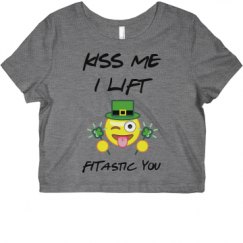 Ladies Slim Fit Crop Top Tee