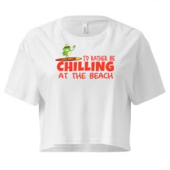 Ladies Festival Cali Crop Top Tee