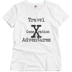 Generation X Travel Tee--Ladies