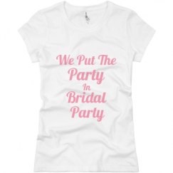 Ladies Slim Fit Basic Promo Jersey Tee