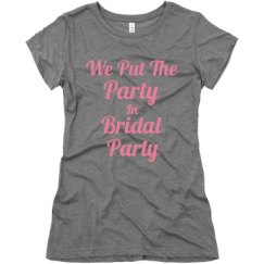 Ladies Slim Fit Super Soft Triblend Tee