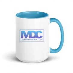 MDC blue mug