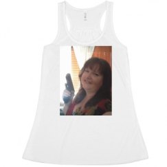 Ladies Flowy Racerback Tank