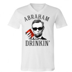 Unisex V-Neck Jersey Tee