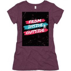 Ladies Slim Fit Super Soft Triblend Tee