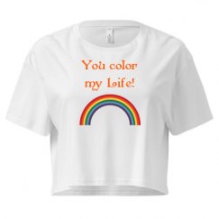 Ladies Festival Cali Crop Top Tee