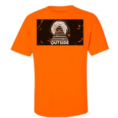 Unisex Ultra Cotton Safety Neon Crewneck Tee