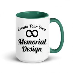 15oz Ceramic Mug with Color Inside