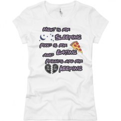 Ladies Slim Fit Basic Promo Jersey Tee