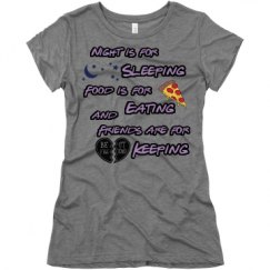 Ladies Slim Fit Super Soft Triblend Tee