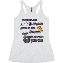 Ladies Slim Fit Super Soft Racerback Triblend Tank