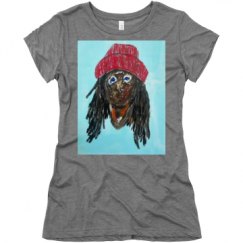 Ladies Slim Fit Super Soft Triblend Tee