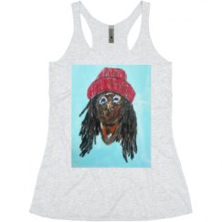 Ladies Slim Fit Super Soft Racerback Triblend Tank