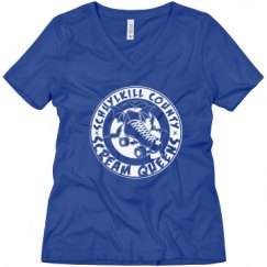 Ladies Relaxed Fit V-Neck Tee