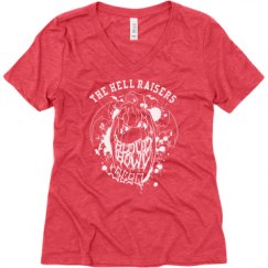Ladies Relaxed Fit Super Soft Triblend V-Neck Tee