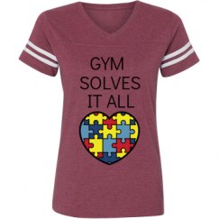 Ladies Relaxed Fit Vintage Sports Tee