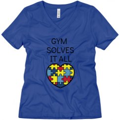 Ladies Relaxed Fit V-Neck Tee