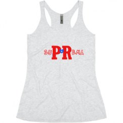 Ladies Slim Fit Super Soft Racerback Triblend Tank