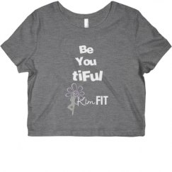 Ladies Slim Fit Crop Top Tee