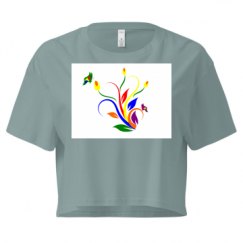 Ladies Festival Cali Crop Top Tee