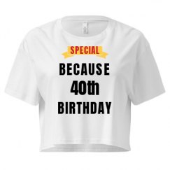 Ladies Festival Cali Crop Top Tee