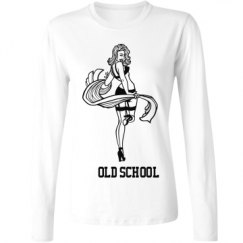 Ladies Relaxed Fit Basic Long Sleeve Tee