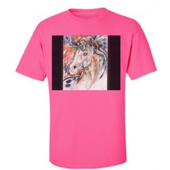 Unisex Ultra Cotton Safety Neon Crewneck Tee