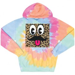 Unisex Tie-Dye Fleece Hoodie