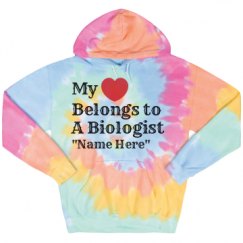 Unisex Tie-Dye Fleece Hoodie