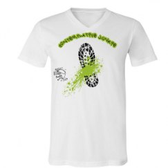 Unisex V-Neck Jersey Tee