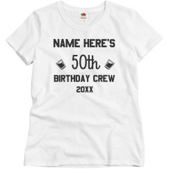 Custom 50th Birthday Matching Group