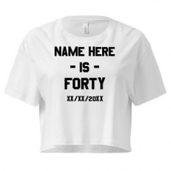 Ladies Festival Cali Crop Top Tee