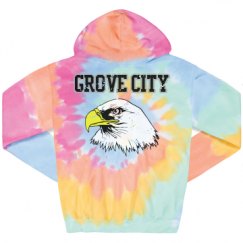 Unisex Tie-Dye Fleece Hoodie