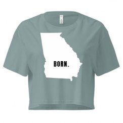 Ladies Festival Cali Crop Top Tee